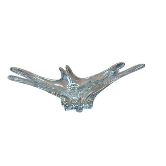 MCM Vintage Splash Drip Glass Bowl 16” long - Picture 2 of 6